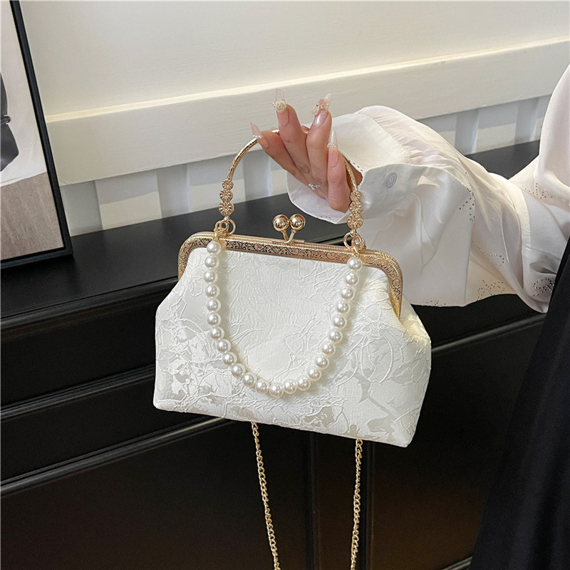 Wedding Vendor - Vintage Classic Lace Bag pearl Evening