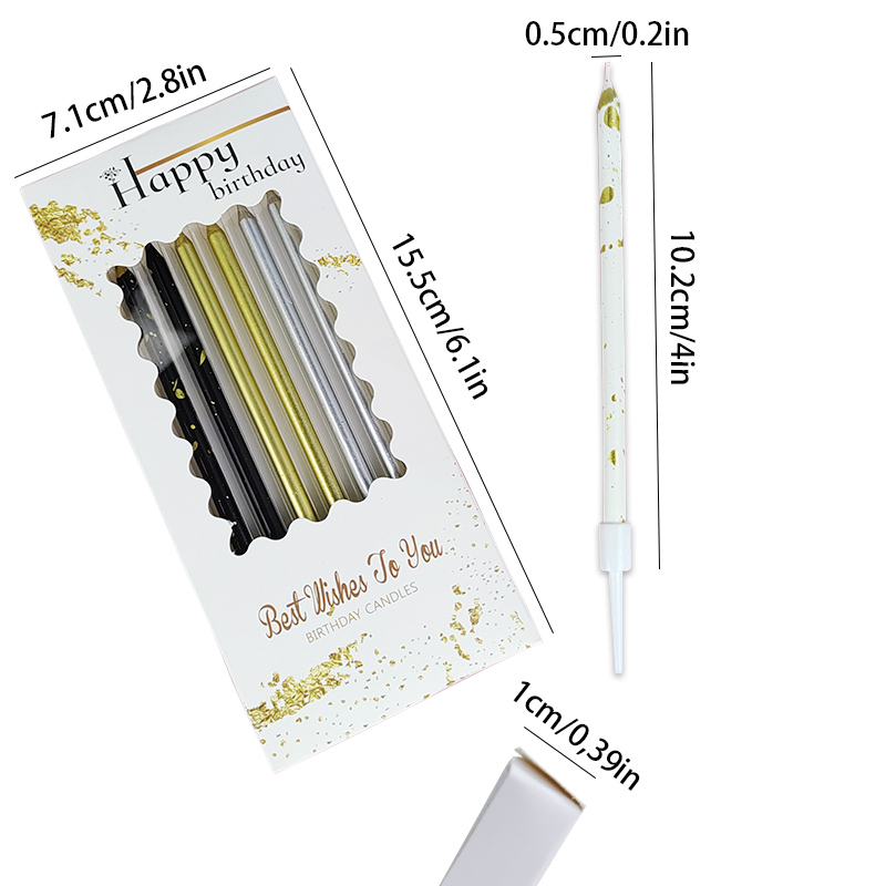 6 PCS Candles Happy Birthday C - огляд і ціна Unity Candle Set