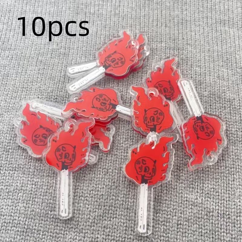10pcs acrylic skull pendant, D - огляд і ціна Wedding Yes