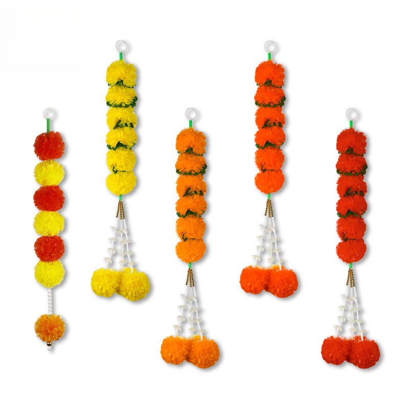 Marigold Flower String Lights  - огляд і ціна Indian Wedding Decor Supply