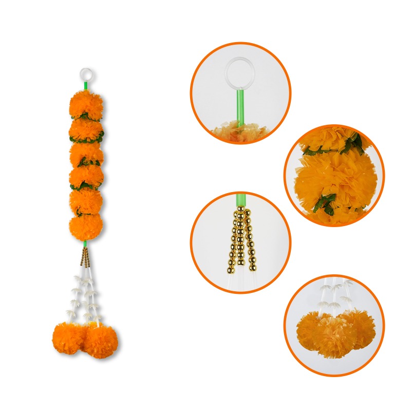 Marigold Flower String Lights  - огляд і ціна Indian Wedding Decor Supply