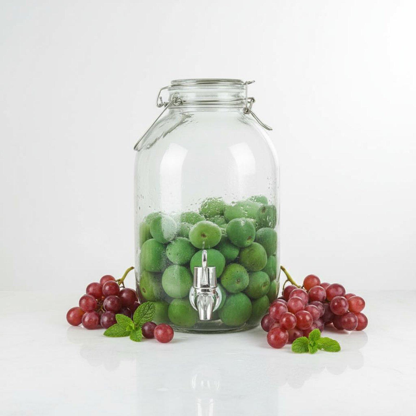 Glass Jar with Spigot Large Dr - огляд і ціна Wedding Tap