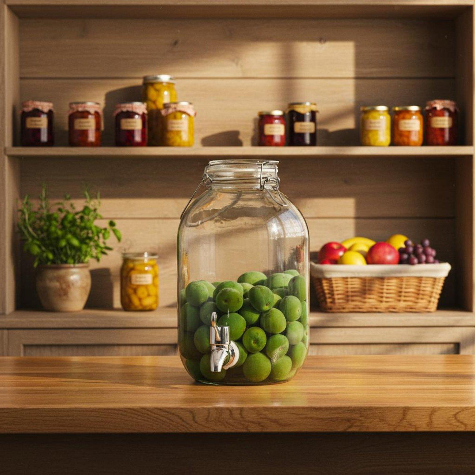 Glass Jar with Spigot Large Dr - огляд і ціна Wedding Tap