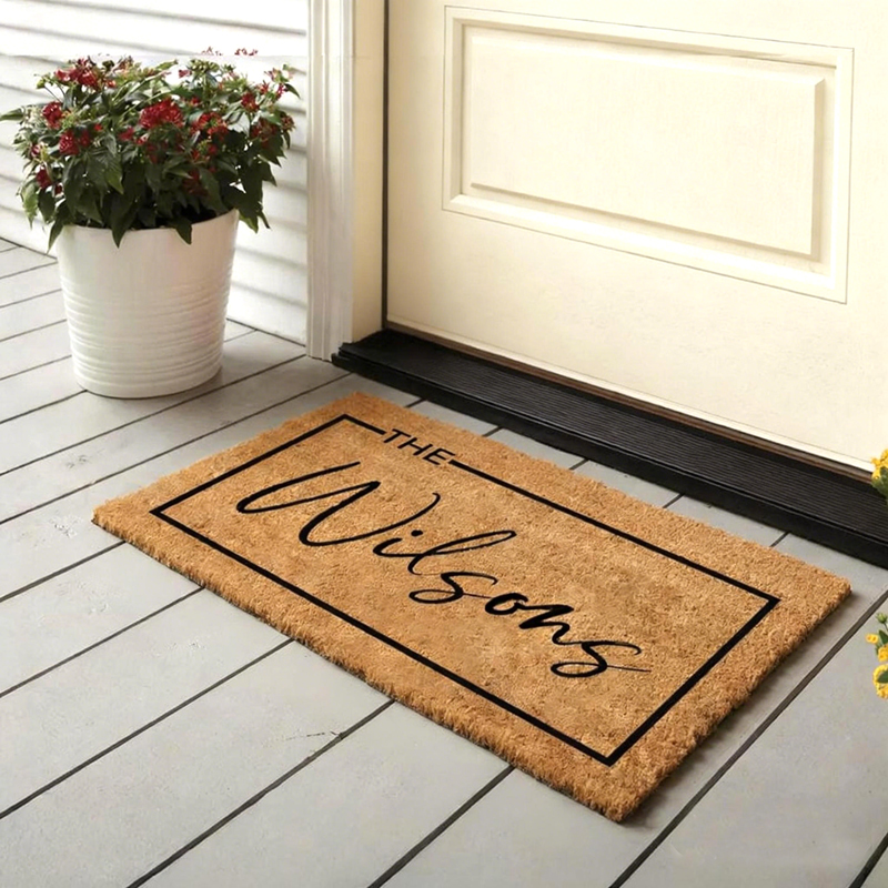 Personalized Entrance Door Mat - огляд і ціна Wedding Tap